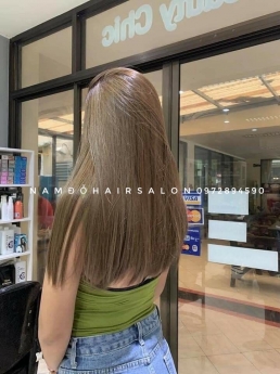 Nhuộm Tóc Làm Màu Vàng Ánh Rêu Đẹp Giá Rẻ Hoài Đức - Nam Đỗ Hair Salon