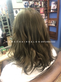 Nhuộm Tóc Làm Màu Vàng Ánh Rêu Đẹp Giá Rẻ Hoài Đức - Nam Đỗ Hair Salon