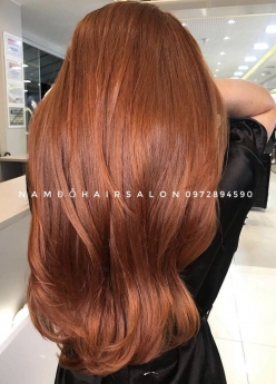 Nhuộm Tóc Làm Màu Đỏ Ánh Đồng Đẹp Giá Rẻ Hoài Đức - Nam Đỗ Hair Salon