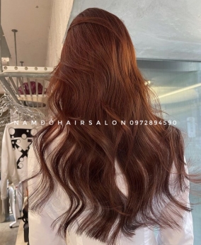 Nhuộm Tóc Làm Màu Đồng Ánh Vàng Đẹp Giá Rẻ Hoài Đức - Nam Đỗ Hair Salon