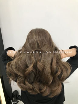 Nhuộm Tóc Làm Màu Vàng Ánh Rêu Đẹp Uy Tín Giá Rẻ Hoài Đức - Nam Đỗ Hair Salon