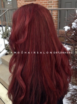 Nhuộm Tóc Làm Màu Nâu Đỏ Đẹp Giá Rẻ Hoài Đức - Nam Đỗ Hair Salon