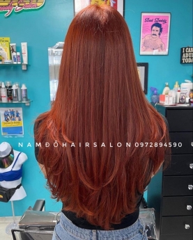Nhuộm Tóc Làm Màu Nâu Đỏ Đẹp Uy Tín Giá Rẻ Hoài Đức - Nam Đỗ Hair Salon