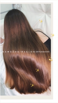 Nhuộm Tóc Làm Màu Nâu Ánh Đồng Đẹp Uy Tín Giá Rẻ Hoài Đức - Nam Đỗ Hair Salon
