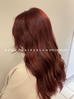 Nhuộm Tóc Làm Màu Nâu Đỏ Đẹp Uy Tín Giá Rẻ Hoài Đức - Nam Đỗ Hair Salon