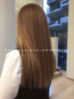 Nhuộm Tóc Làm Màu Vàng Rêu Uy Tín Giá Rẻ Hoài Đức - Nam Đỗ Hair Salon