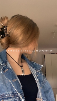 Nhuộm Tóc Làm Màu Nâu Ánh Vàng Đẹp Giá Rẻ Hoài Đức - Nam Đỗ Hair Salon