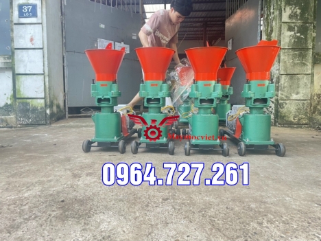 Máy ép cám viên 3 quả lô VME3L dùng điện 1 pha năng suất lớn