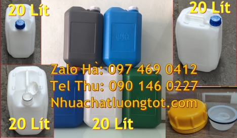 can 20l 1kg, can 25l xanh Can nhựa 25 lít vuông xanh đựng axit, can 20l giá rẻ, can 25l trắng, Can n