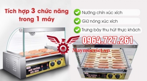 Bếp nướng xúc xích, lạp xưởng, dồi sụn loại 10 thanh VMX10