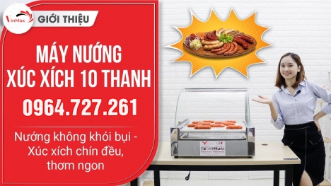 Bếp nướng xúc xích, lạp xưởng, dồi sụn loại 10 thanh VMX10