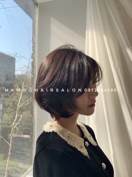 Cắt Tóc Ngắn Ngang Vuông Uốn Cụp Tóc Uy Tín Giá Rẻ Hoài Đức - Nam Đỗ Hair Salon