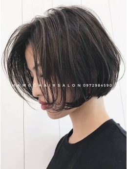 Cắt Tóc Ngang Vuông Uốn Cụp Phồng Tóc Uy Tín Giá Rẻ Hoài Đức - Nam Đỗ Hair Salon