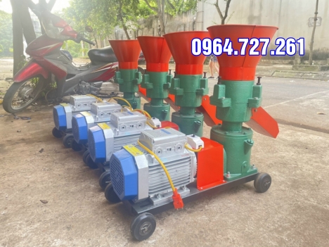 Máy ép cám viên 3 quả lô VME3L dùng điện 1 pha năng suất lớn