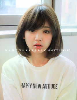 Cắt Tóc Ngắn Ngang Vuông Uốn Cụp Tóc Uy Tín Giá Rẻ Hoài Đức - Nam Đỗ Hair Salon