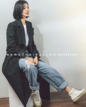 Cắt Tóc Ngang Vai Uốn Tóc Đẹp Giá Rẻ Hoài Đức - Nam Đỗ Hair Salon