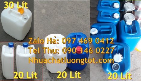 can 20l 1kg, can 25l xanh Can nhựa 25 lít vuông xanh đựng axit, can 20l giá rẻ, can 25l trắng, Can n