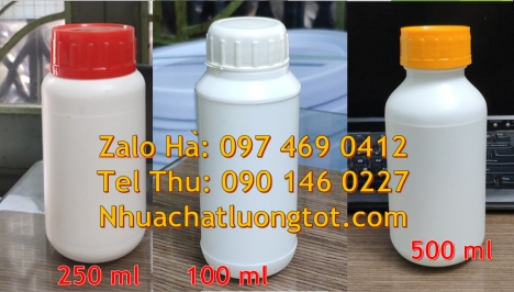 Chai nhựa đựng thuốc thú y, chai nhựa đựng thuốc thủy sản, chai nhựa đựng nông dược, Chai 30ml đựng