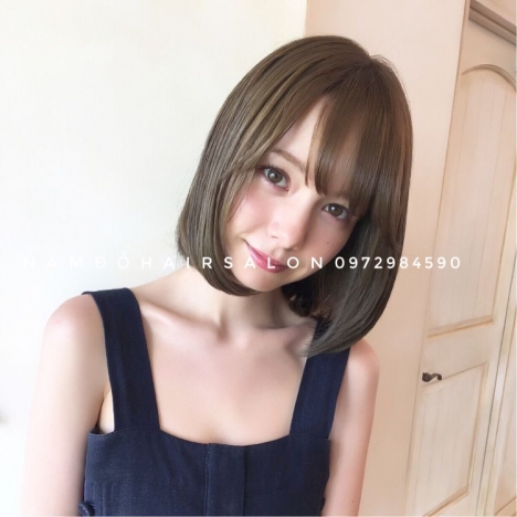 Cắt Tóc Ngang Vuông Uốn Cụp Phồng Tóc Uy Tín Giá Rẻ Hoài Đức - Nam Đỗ Hair Salon