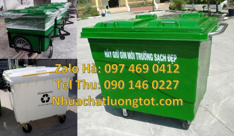 Xe gom rác 1000 lít, Cung cấp sỉ xe chở rác 3 bánh đúc, Xe thu gom rác 660l 1000l 3 bánh hơi, Xe gom