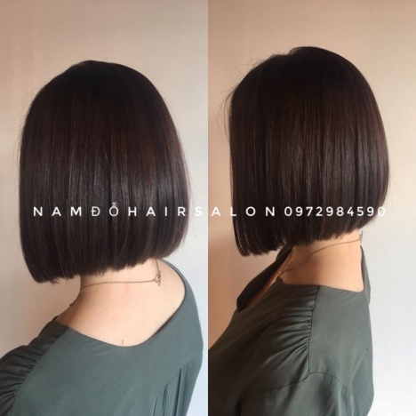 Cắt Tỉa Tóc Ngang Vuông Uốn Phục Tóc Đẹp Giá Rẻ Hoài Đức - Nam Đỗ Hair Salon