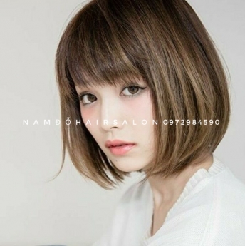 Cắt Tóc Ngắn Ngang Vuông Uốn Cụp Tóc Đẹp Giá Rẻ Hoài Đức - Nam Đỗ Hair Salon