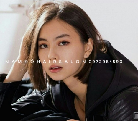 Cắt Tóc Ngang Vai Uốn Cụp Tóc Đẹp Giá Rẻ Hoài Đức - Nam Đỗ Hair Salon