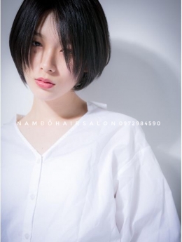 Cắt Tóc Ngắn Ngang Vuông Uốn Cụp Tóc Đẹp Giá Rẻ Hoài Đức - Nam Đỗ Hair Salon