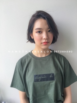 Cắt Tỉa Tóc Ngắn Ngang Vuông Uốn Cụp Tóc Đẹp Giá Rẻ Hoài Đức - Nam Đỗ Hair Salon