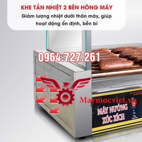 Bếp nướng xúc xích, lạp xưởng, dồi sụn loại 10 thanh VMX10
