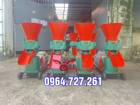 Máy ép cám viên 3 quả lô VME3L dùng điện 1 pha năng suất lớn