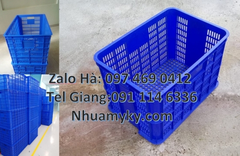 Giỏ nhựa, rổ nhựa, Thùng nhựa đặc B3, thùng nhựa đựng thủy sản Sóng nhựa 26 bánh xe, giỏ nhựa đựng