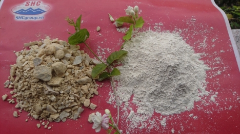 Bột đá trắng sản xuất bột trét tường
