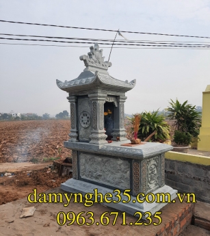 11+ Mộ đá 1 mái đẹp nhất lắp đặt tại Quảng Nam