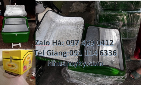 Thùng ship hàng, thùng ship hàng giá rẻ thùng giao đồ ăn nhựa composite đại lý thùng ship hàng, th