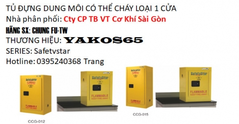 Tủ đựng dung môi có thể cháy yakos65