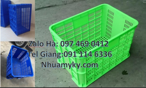 Giỏ nhựa, rổ nhựa, Thùng nhựa đặc B3, thùng nhựa đựng thủy sản Sóng nhựa 26 bánh xe, giỏ nhựa đựng
