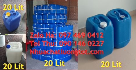 can dẹp 30 lít đựng thuốc thú y giá rẻ, Can 20l dày xanh, can 25l xanh, Can nhựa 18l đựng mực in,