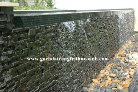 Sỏi trang trí thác nước tại tphcm