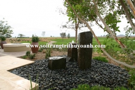Sỏi trang trí thác nước tại tphcm