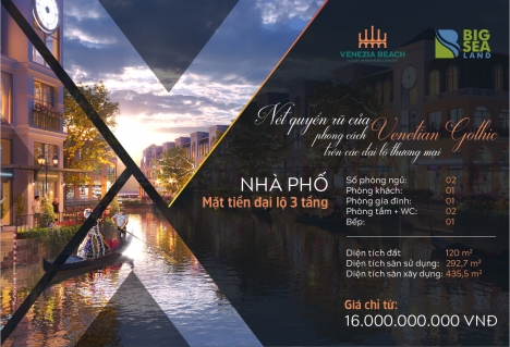 cao tầng VENEZIA BEACH full nội thất 70m2