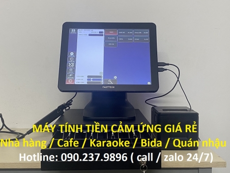 MÁY TÍNH TIỀN POS GIÁ RẺ CHO NHÀ HÀNG / CAFE / KARAOKE/ BIDA