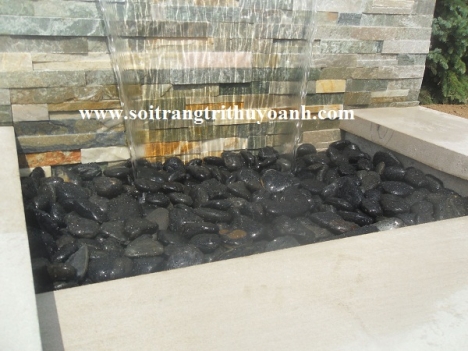 Sỏi trang trí thác nước tại tphcm