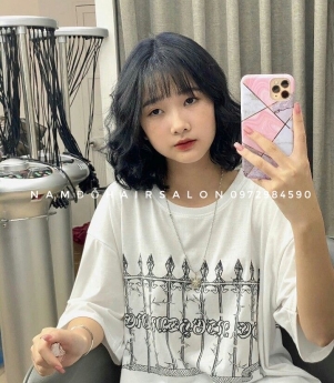 Uốn Sóng Lọ To Cắt Tóc Ngắn Mái Mưa Đẹp Giá Rẻ Hoài Đức - Nam Đỗ Hair Salon