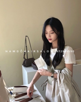 Cắt Tìa Tóc Dài Layer Mái Bay Uốn Xoăn Cụp Đẹp Giá Rẻ Hoài Đức - Nam Đỗ Hair Salon