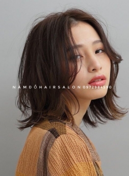 Uốn Sóng Nước Cắt Tóc Ngang Vuông Đẹp Uy Tín Giá Rẻ Hoài Đức - Nam Đỗ Hair Salon