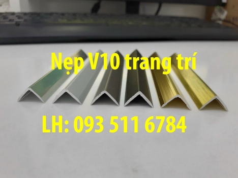 Nẹp góc inox V nẹp LA nhôm trang trí nẹp trang trí inox