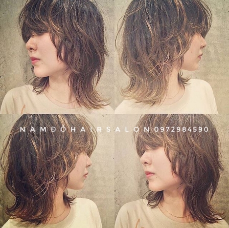 Uốn Sóng Cắt Tóc Ngắn Mái Mưa Uy Tín Giá Rẻ Hoài Đức - Nam Đỗ Hair Salon
