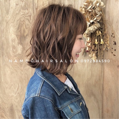 Uốn Sóng Cắt Tóc Ngắn Mái Mưa Đẹp Giá Rẻ Hoài Đức - Nam Đỗ Hair Salon