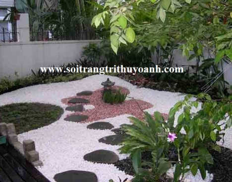 Sỏi trang trí cảnh quan tại tphcm